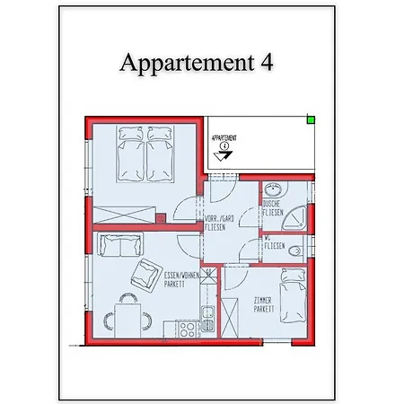 Appartementhaus Monika Флаттах